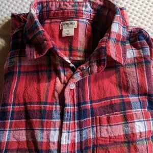 Crewcuts Red Plaid Flannel Shirt